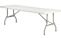 8ft plastic tables