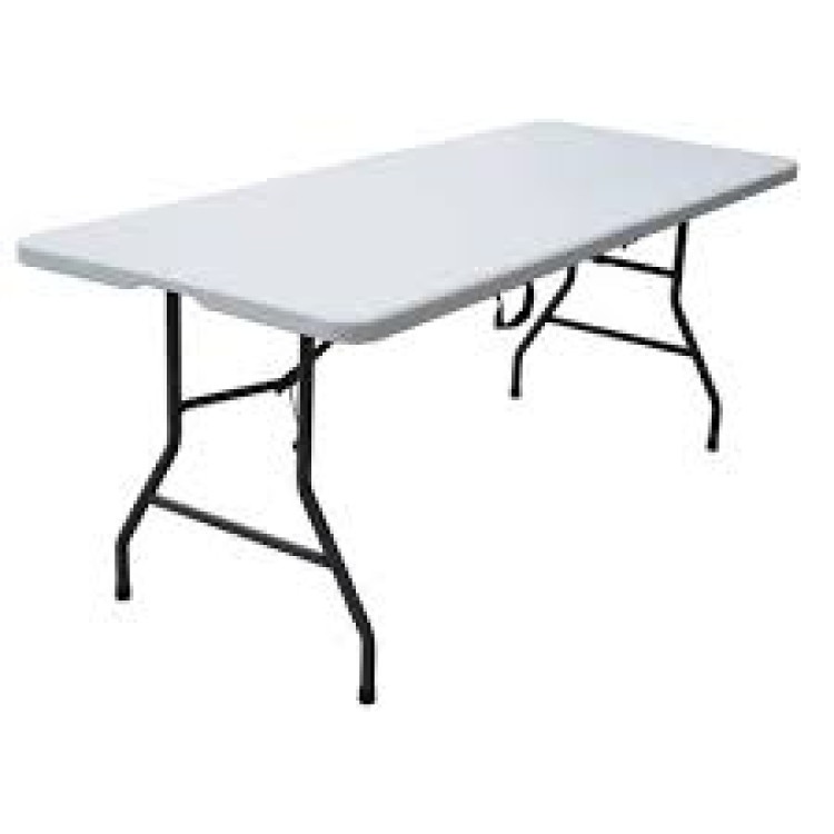 6ft plastic folding table