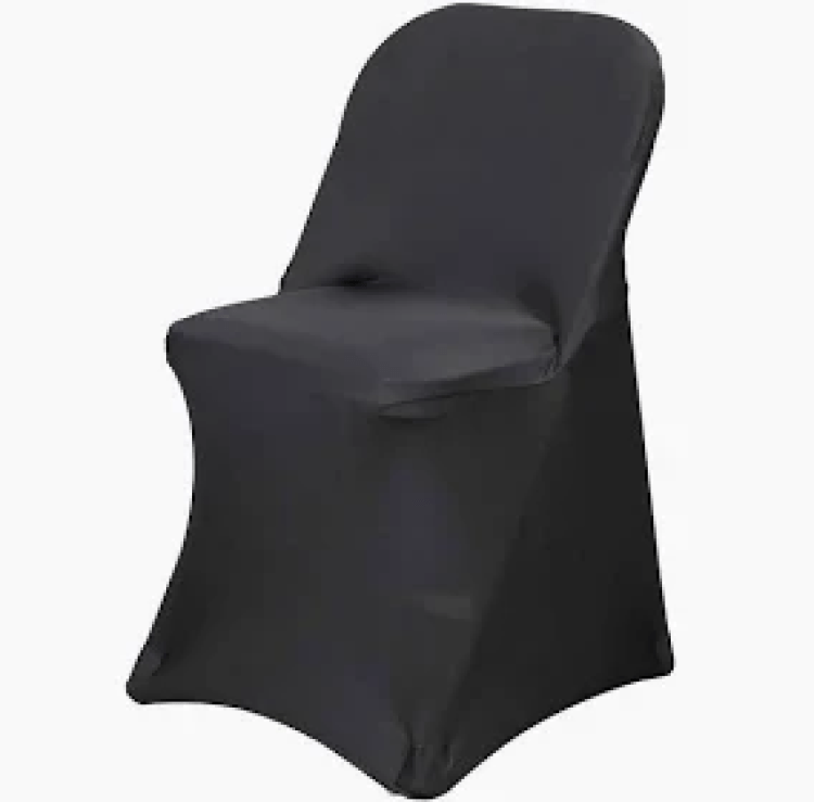 Black chair covers